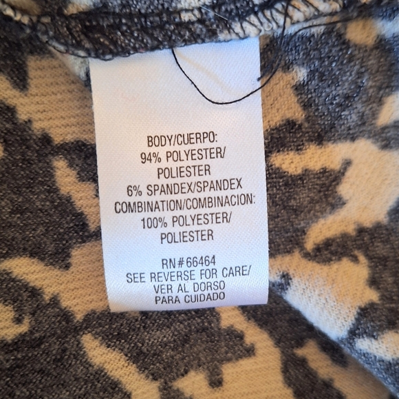 Sandra Darren stretchy houndstooth fit and flare dress sz 12 *L3 - Picture 6 of 6